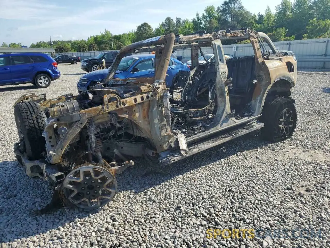 1 Photograph of a damaged car 1FMDE5DH5MLB01194 FORD BRONCO 2021