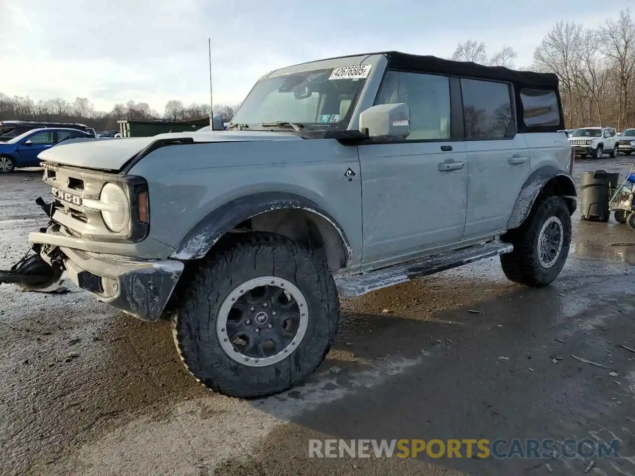 1 Photograph of a damaged car 1FMDE5DH7MLA94877 FORD BRONCO 2021