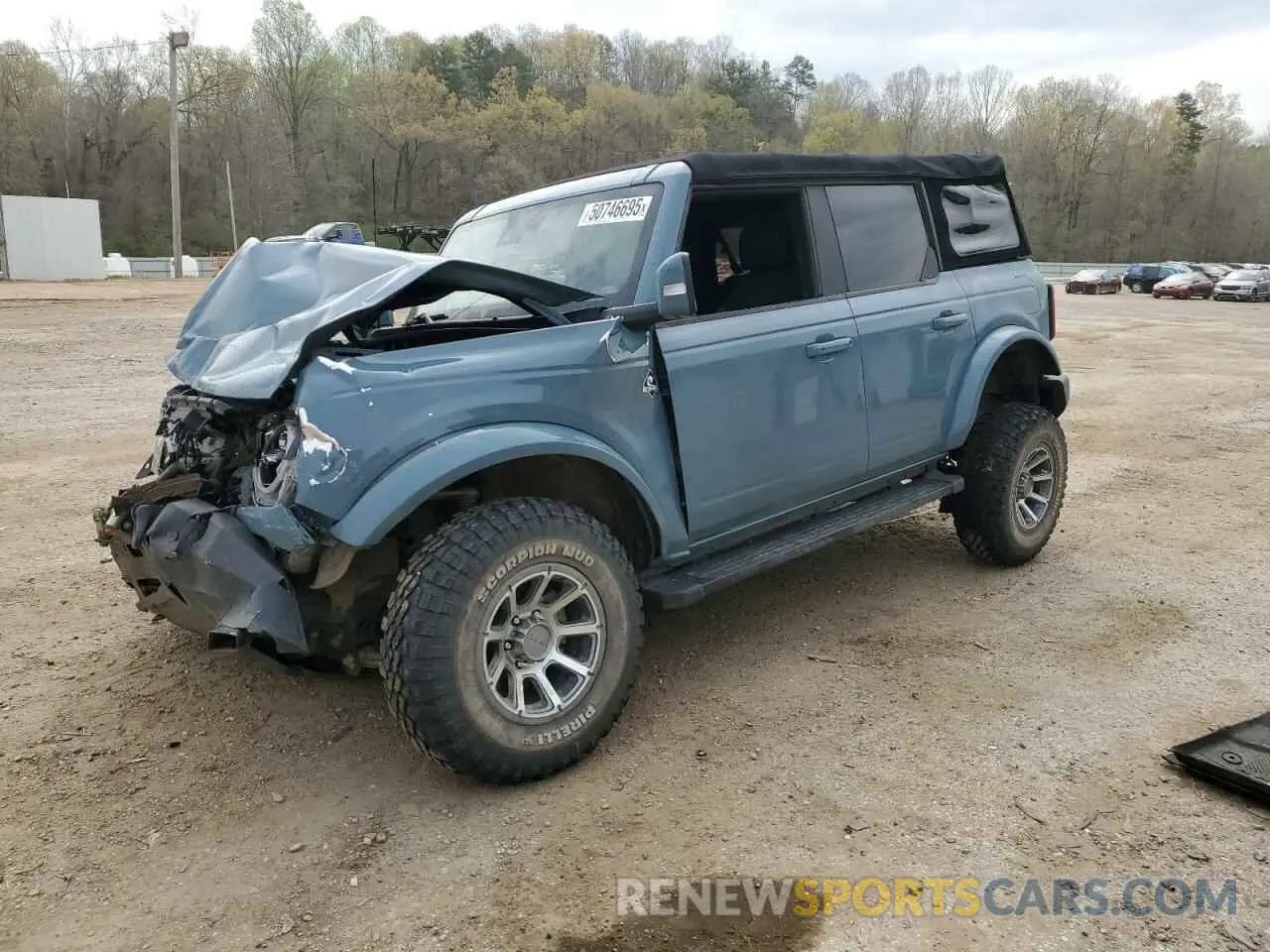 1 Photograph of a damaged car 1FMEE5BP5MLA91314 FORD BRONCO 2021