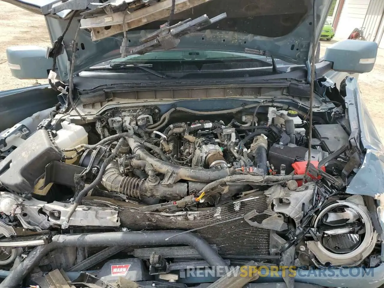 13 Photograph of a damaged car 1FMEE5BP5MLA91314 FORD BRONCO 2021