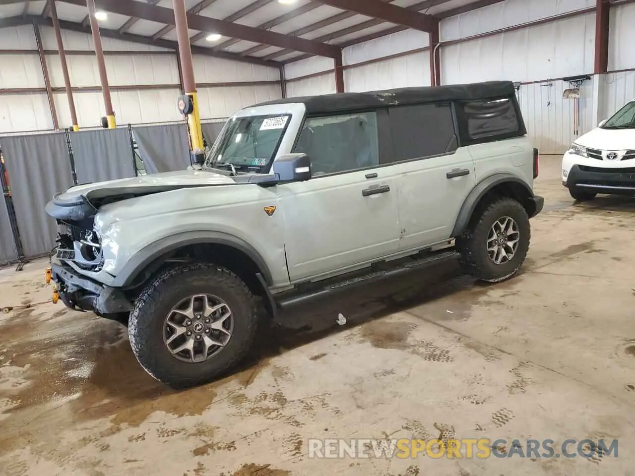 1 Photograph of a damaged car 1FMEE5DH6MLB02410 FORD BRONCO 2021