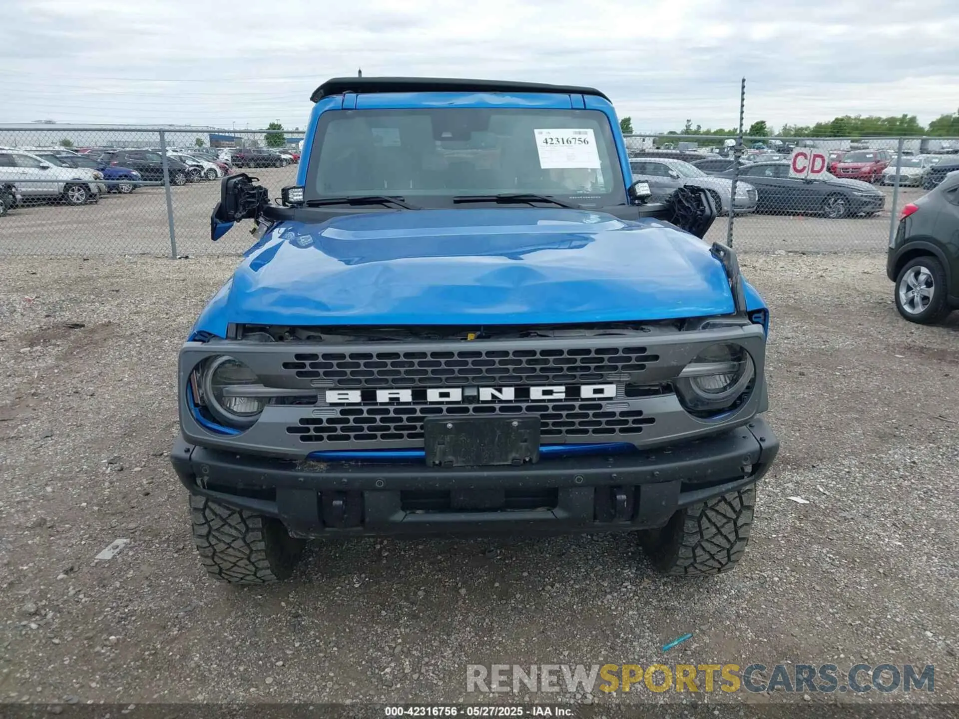 6 Photograph of a damaged car 1FMEE5DHXMLA78970 FORD BRONCO 2021