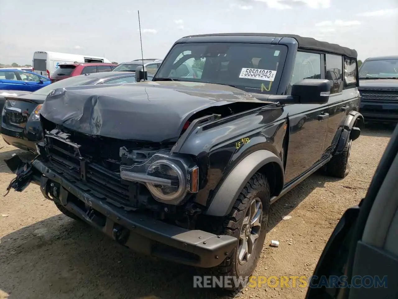1 Photograph of a damaged car 1FMEE5DHXMLA89886 FORD BRONCO 2021