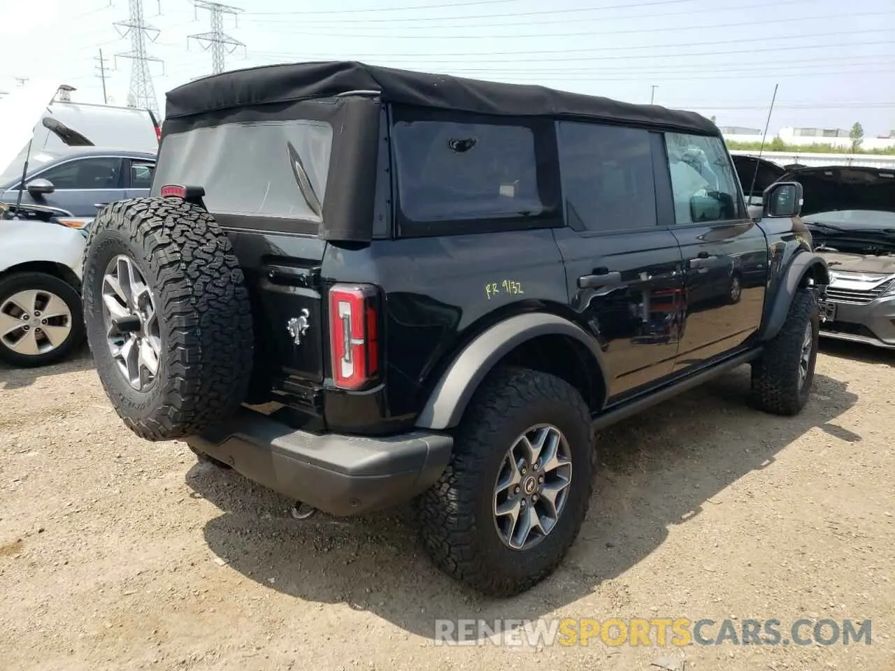 3 Photograph of a damaged car 1FMEE5DHXMLA89886 FORD BRONCO 2021
