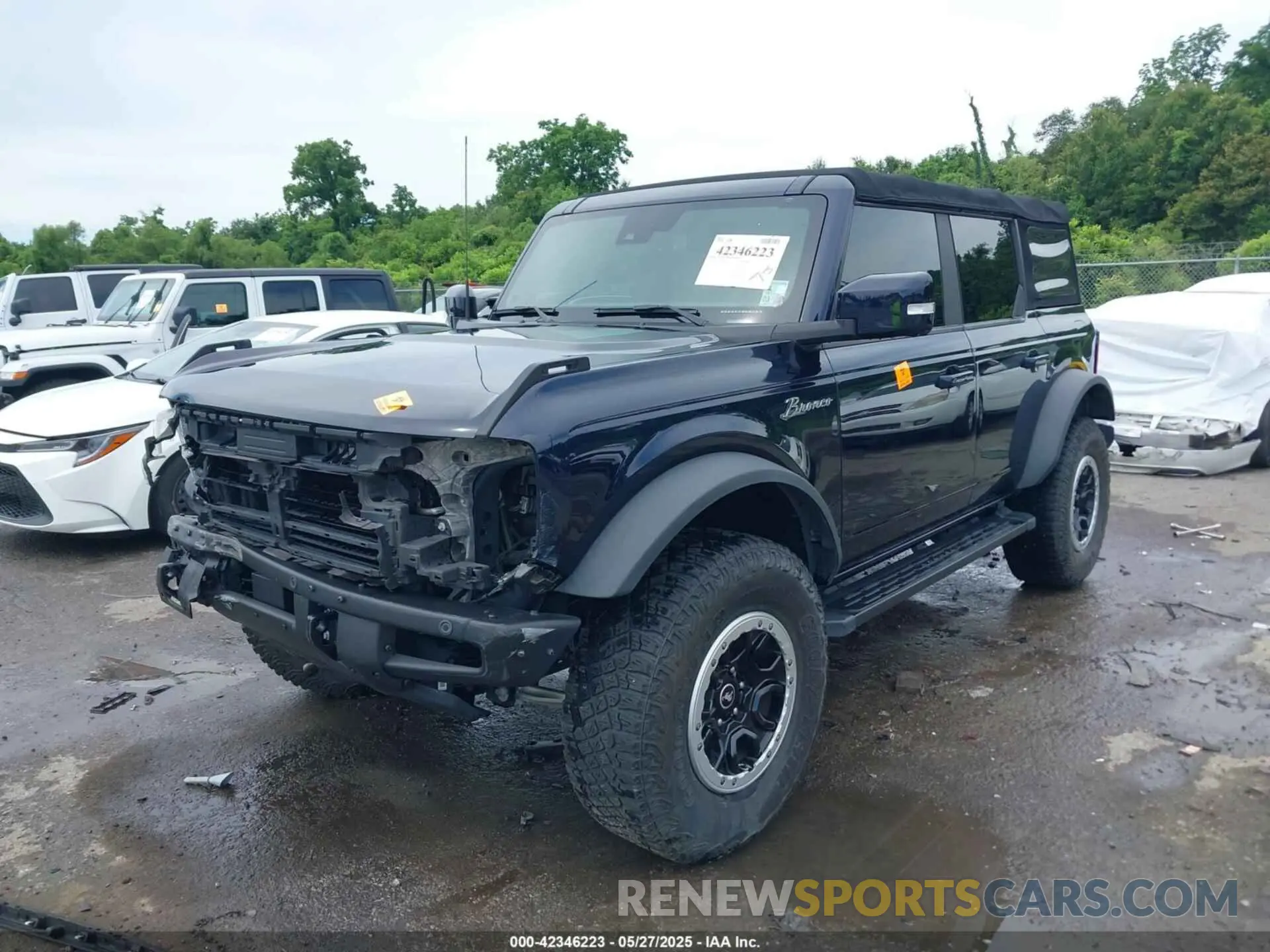 2 Photograph of a damaged car 1FMEE5DP2MLA89419 FORD BRONCO 2021
