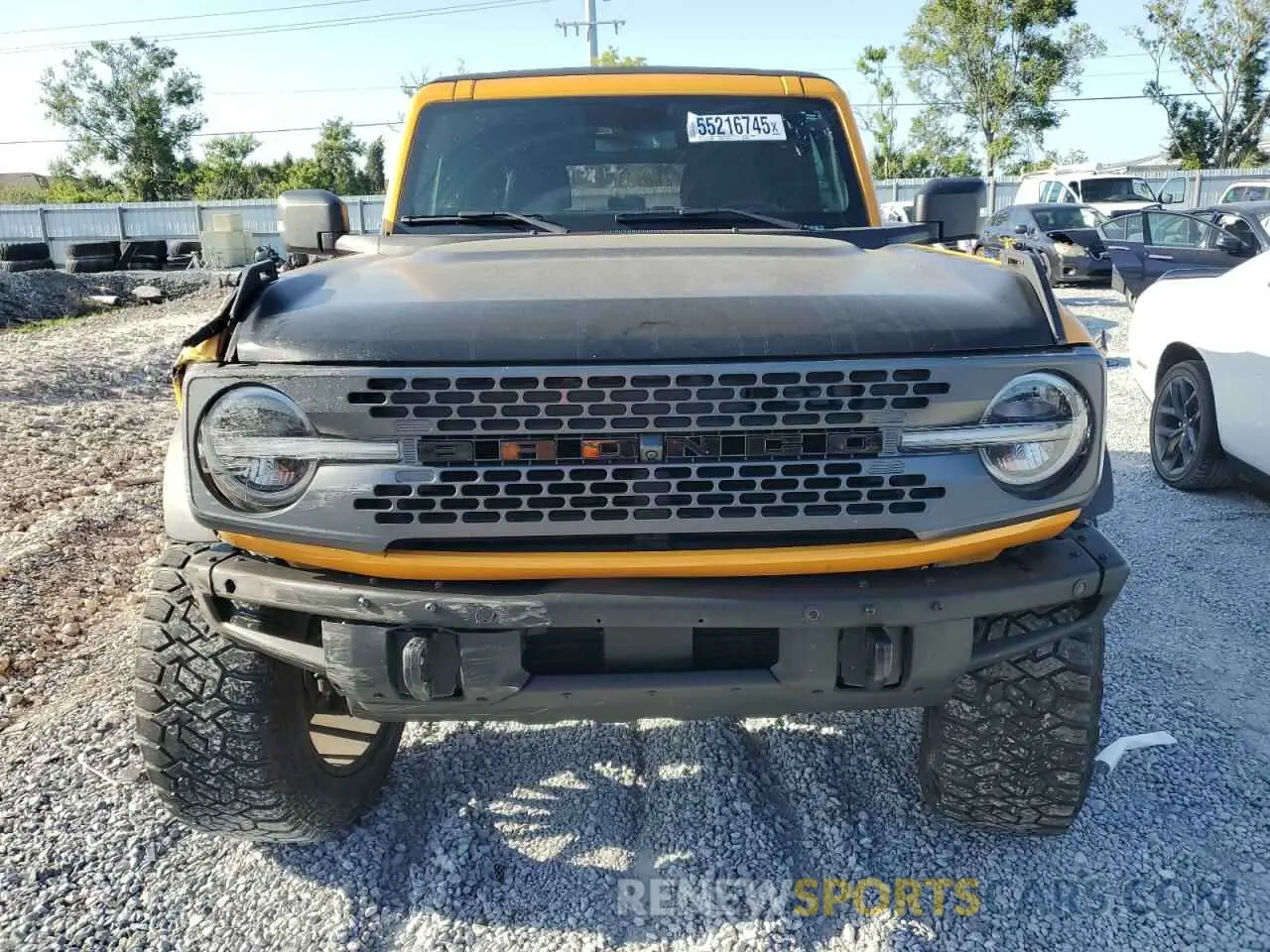 5 Photograph of a damaged car 1FMEE5DP8MLA87481 FORD BRONCO 2021
