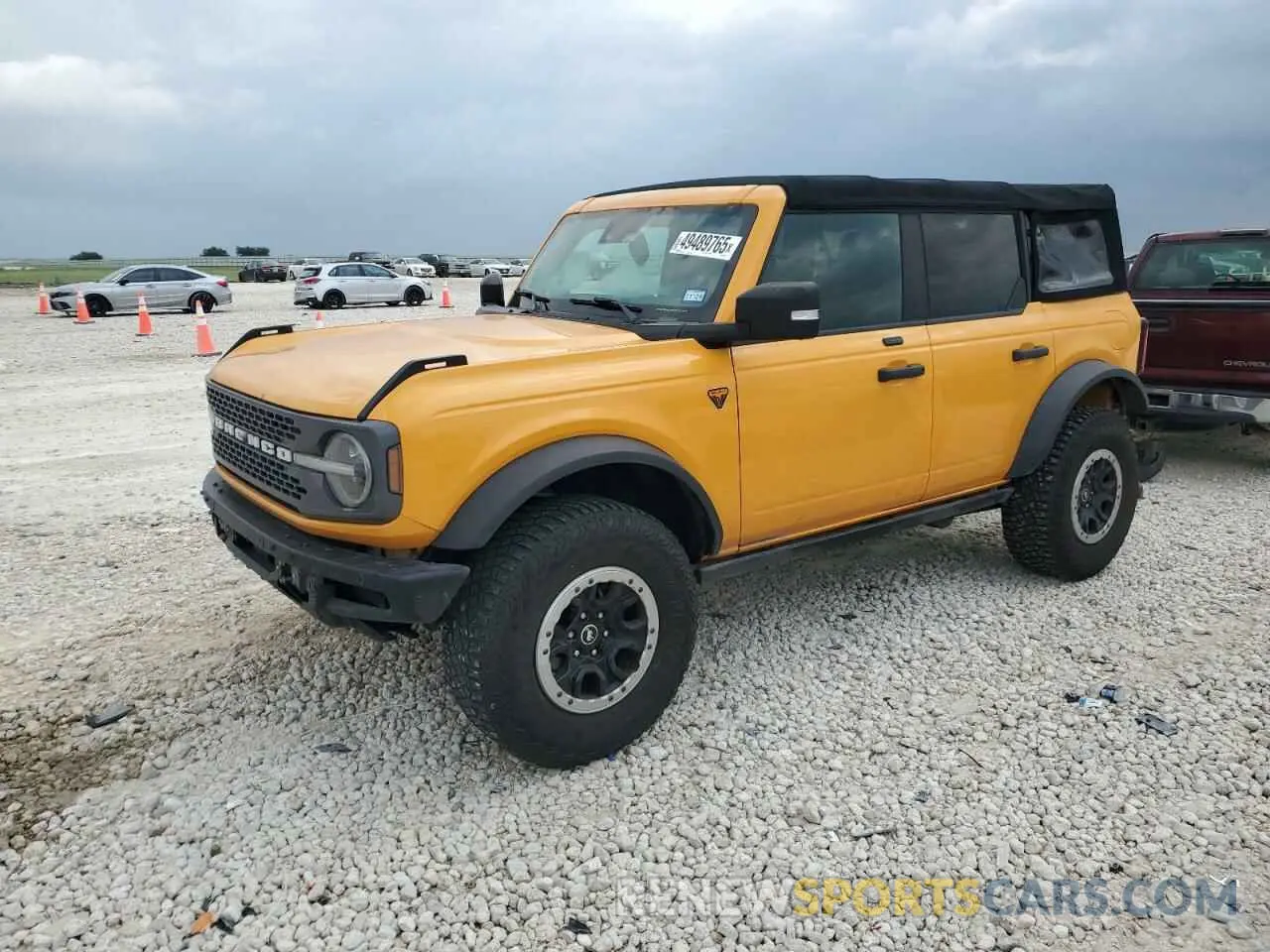 1 Photograph of a damaged car 1FMEE5DP9MLA93791 FORD BRONCO 2021