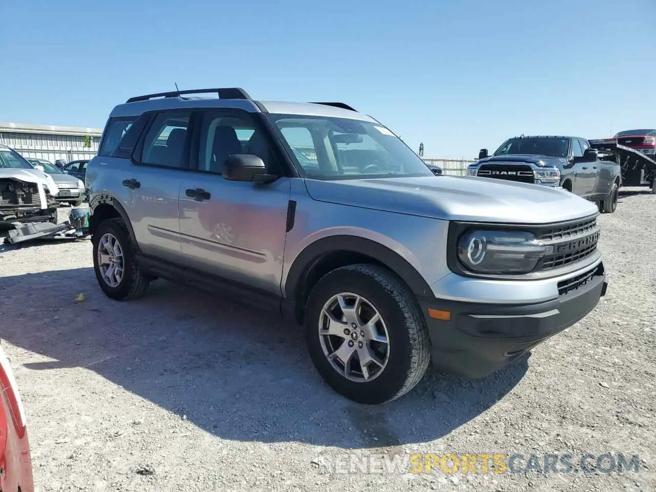4 Photograph of a damaged car 3FMCR9A61MRA83482 FORD BRONCO 2021