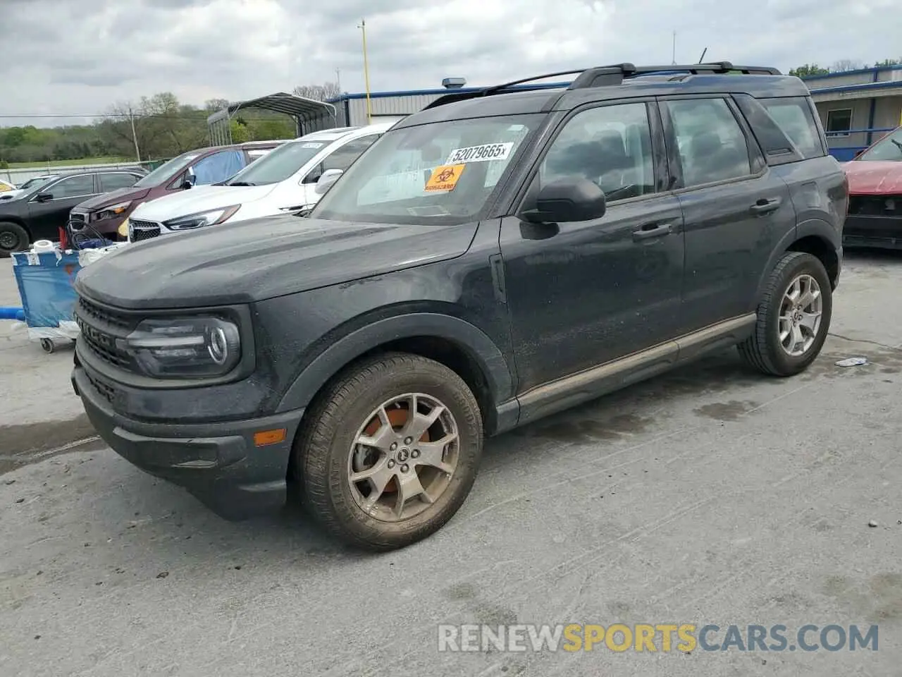 1 Photograph of a damaged car 3FMCR9A63MRA28323 FORD BRONCO 2021