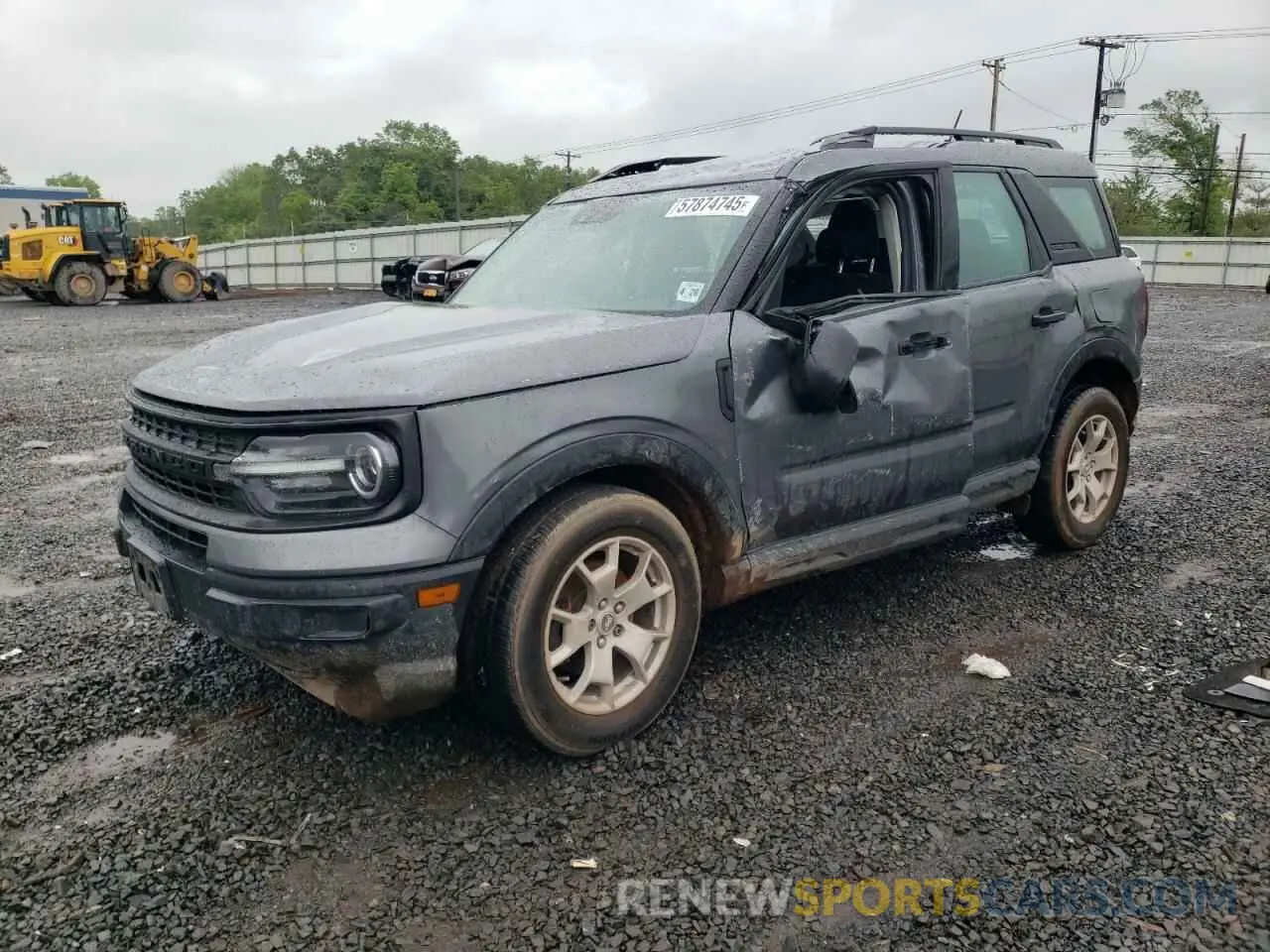 1 Photograph of a damaged car 3FMCR9A63MRA47146 FORD BRONCO 2021
