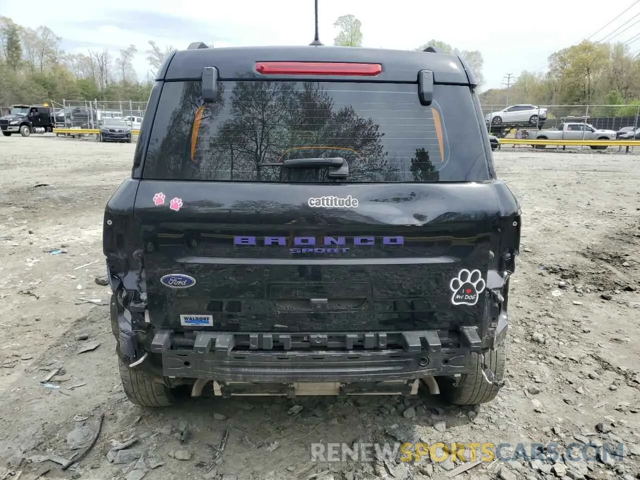 6 Photograph of a damaged car 3FMCR9A64MRA64490 FORD BRONCO 2021