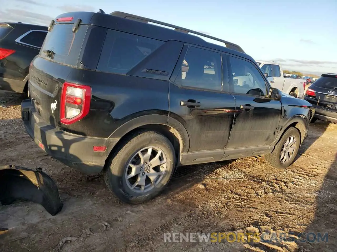 3 Photograph of a damaged car 3FMCR9A65MRA83758 FORD BRONCO 2021