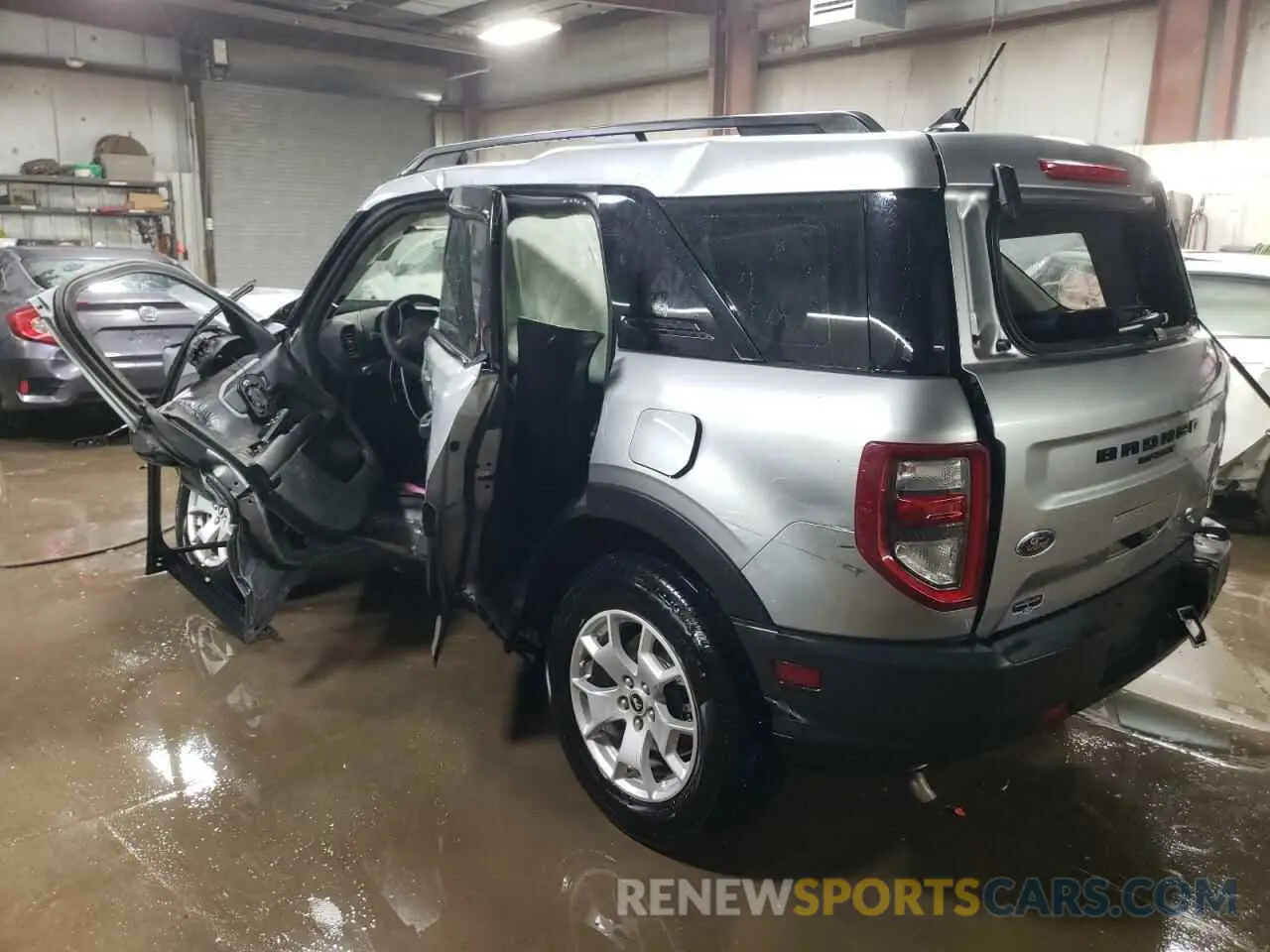 2 Photograph of a damaged car 3FMCR9A66MRA11354 FORD BRONCO 2021