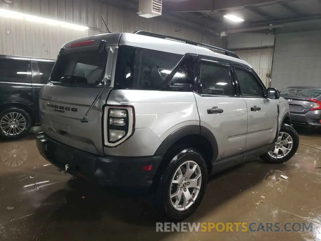 3 Photograph of a damaged car 3FMCR9A66MRA11354 FORD BRONCO 2021