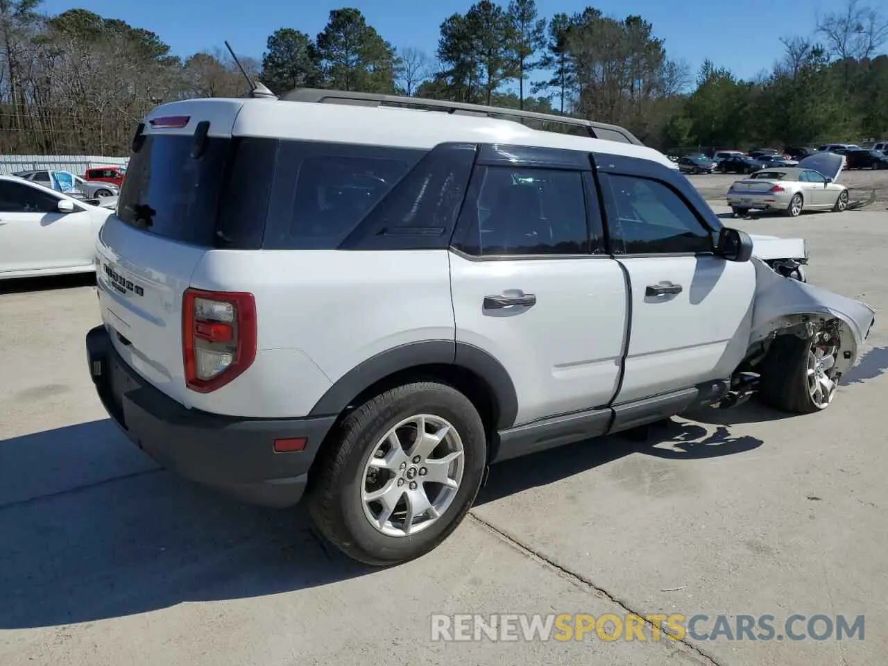 3 Photograph of a damaged car 3FMCR9A66MRA22449 FORD BRONCO 2021
