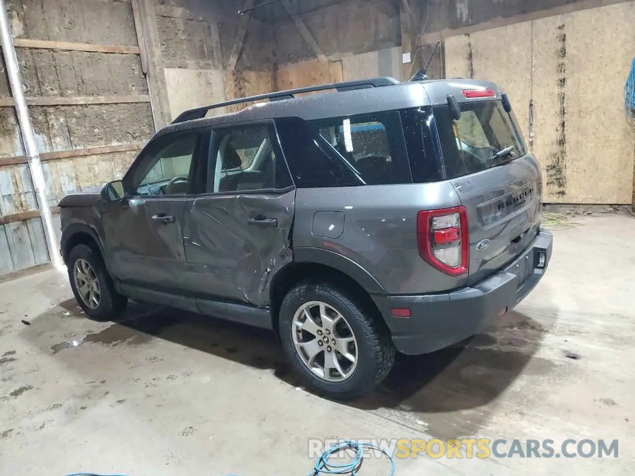 2 Photograph of a damaged car 3FMCR9A66MRB01989 FORD BRONCO 2021