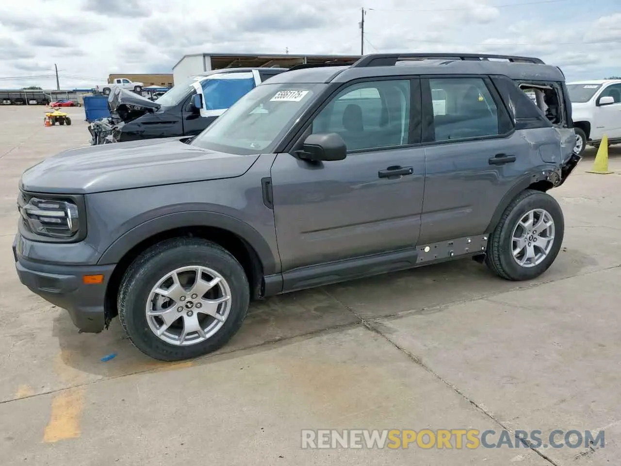 1 Photograph of a damaged car 3FMCR9A68MRA17401 FORD BRONCO 2021