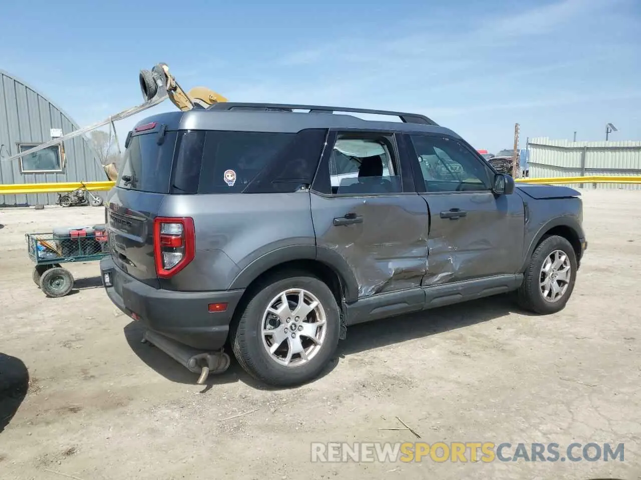 3 Photograph of a damaged car 3FMCR9A69MRA68163 FORD BRONCO 2021