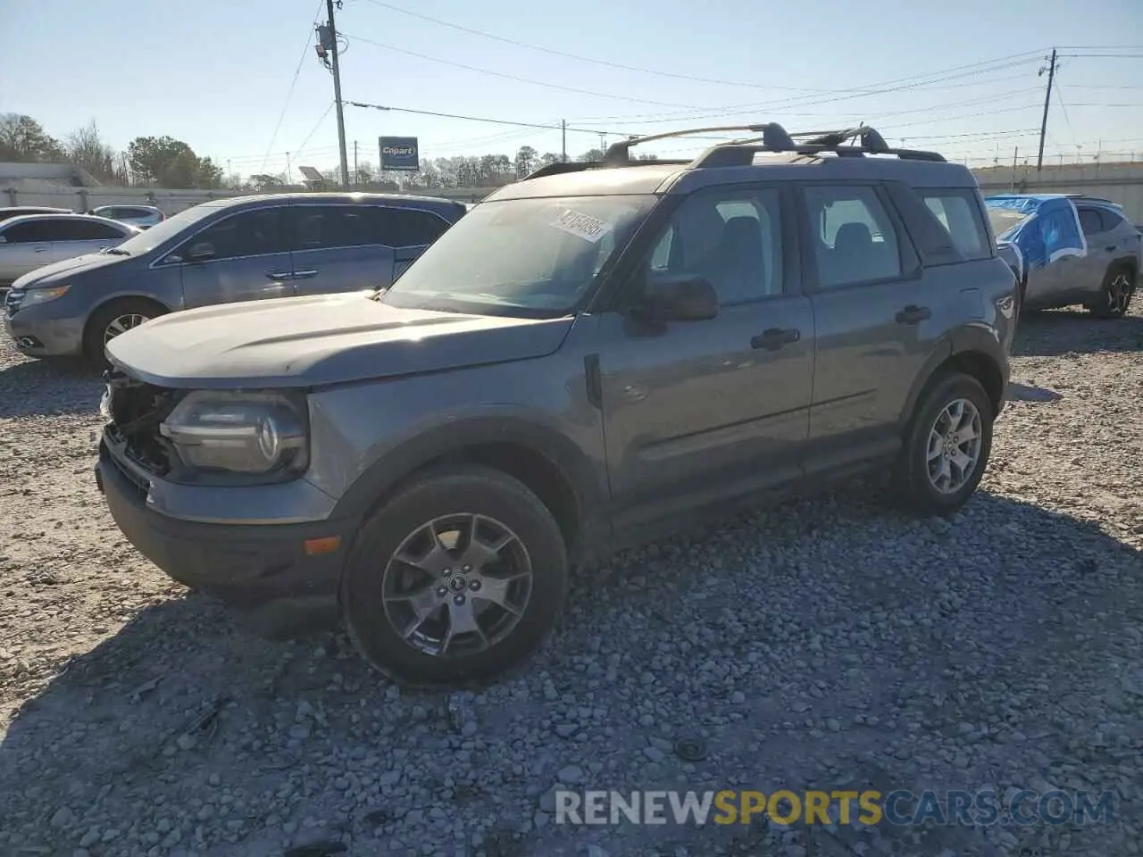 1 Photograph of a damaged car 3FMCR9A6XMRA98322 FORD BRONCO 2021
