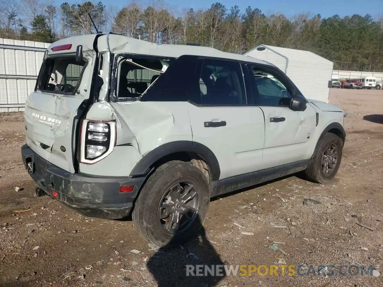 3 Photograph of a damaged car 3FMCR9B60MRA16404 FORD BRONCO 2021