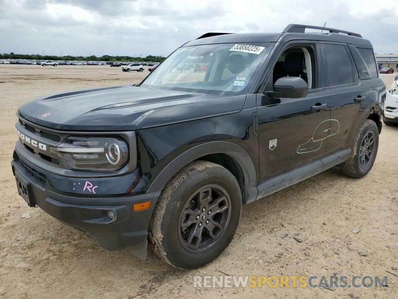 1 Photograph of a damaged car 3FMCR9B60MRA93533 FORD BRONCO 2021