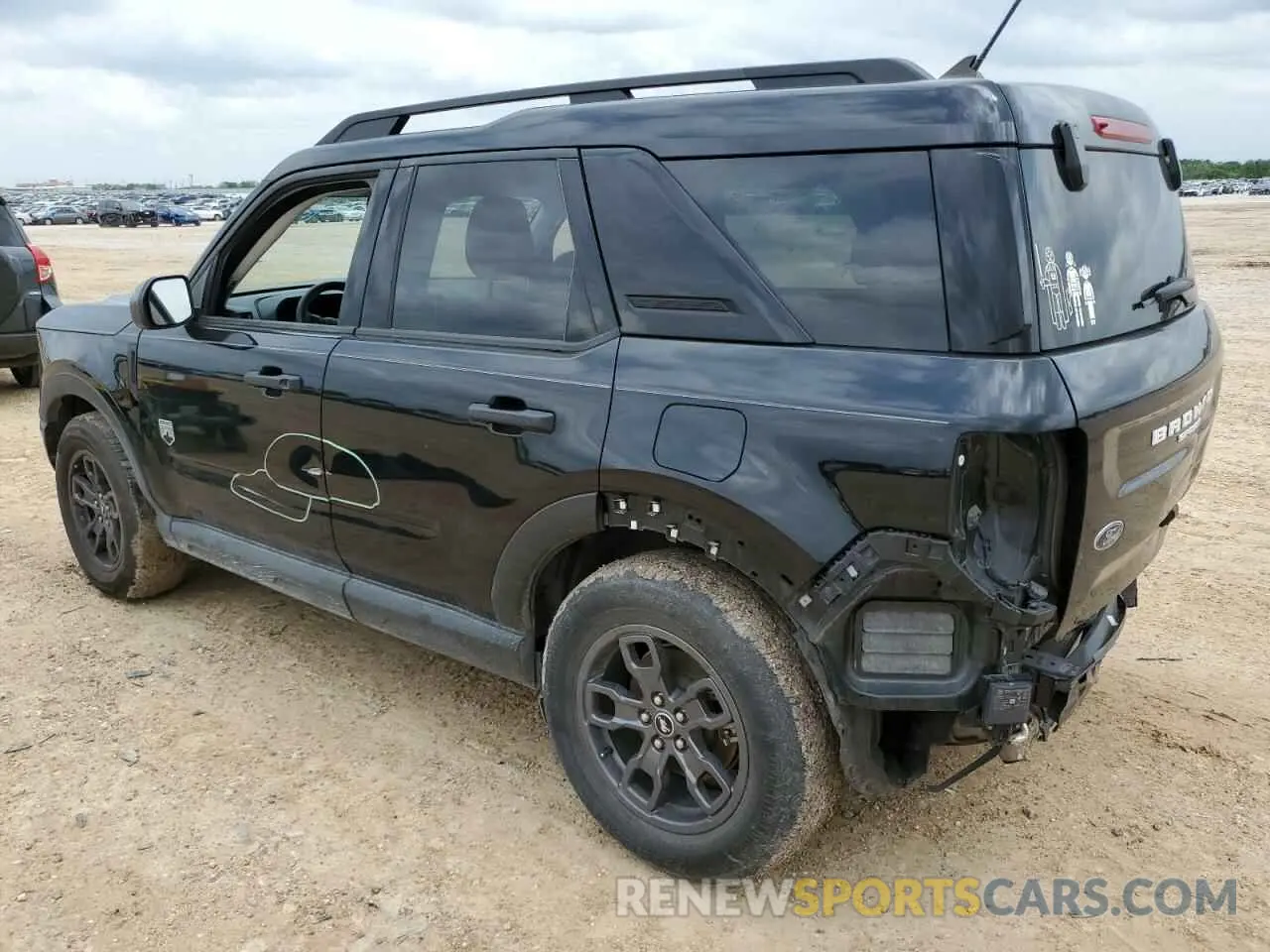 2 Photograph of a damaged car 3FMCR9B60MRA93533 FORD BRONCO 2021