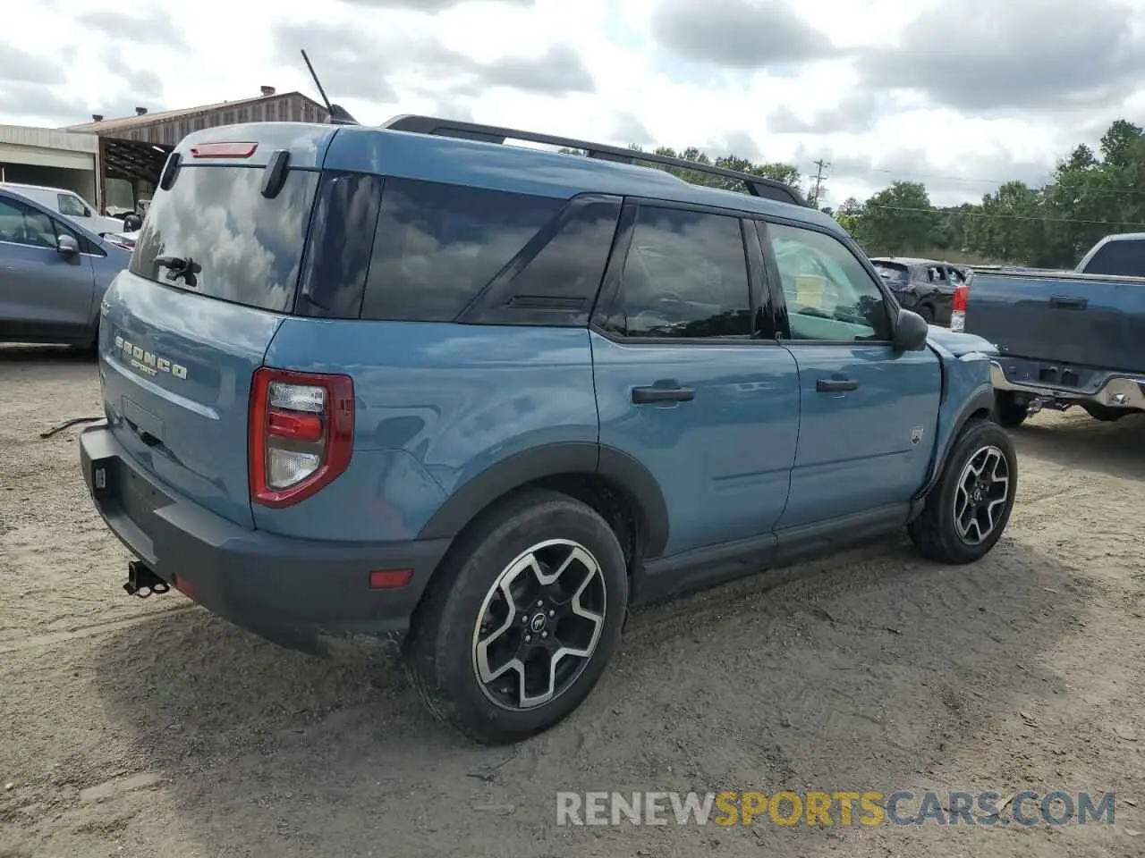 3 Photograph of a damaged car 3FMCR9B61MRA54949 FORD BRONCO 2021