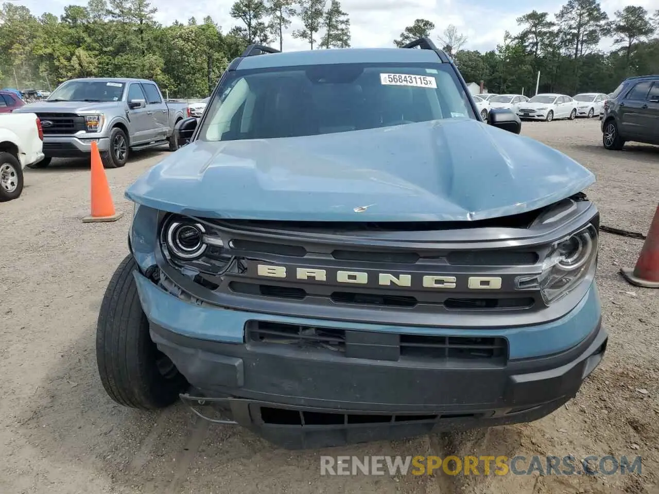 5 Photograph of a damaged car 3FMCR9B61MRA54949 FORD BRONCO 2021