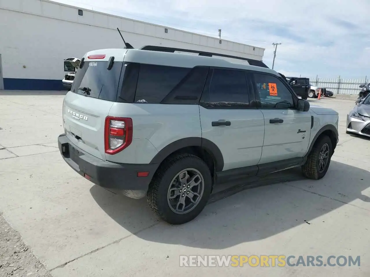 3 Photograph of a damaged car 3FMCR9B61MRA71203 FORD BRONCO 2021