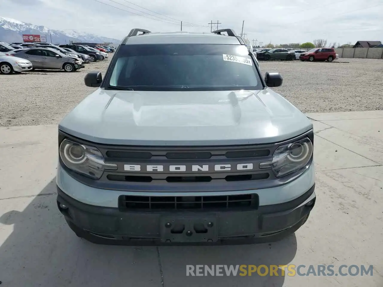 5 Photograph of a damaged car 3FMCR9B61MRA71203 FORD BRONCO 2021