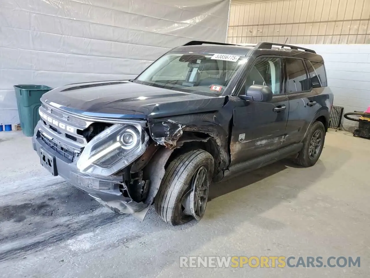 1 Photograph of a damaged car 3FMCR9B61MRA78958 FORD BRONCO 2021
