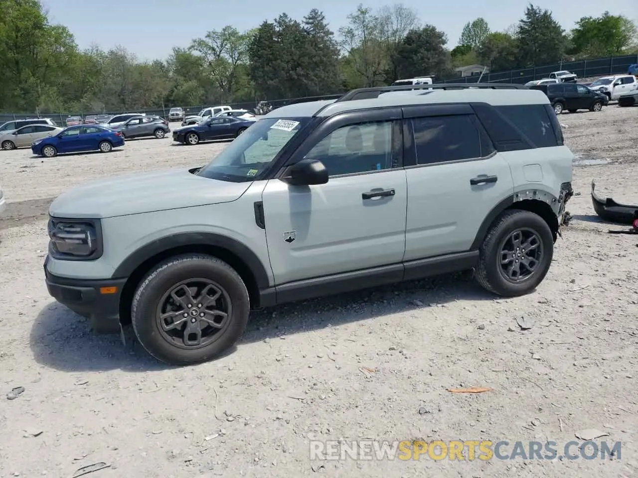 1 Photograph of a damaged car 3FMCR9B61MRB04104 FORD BRONCO 2021