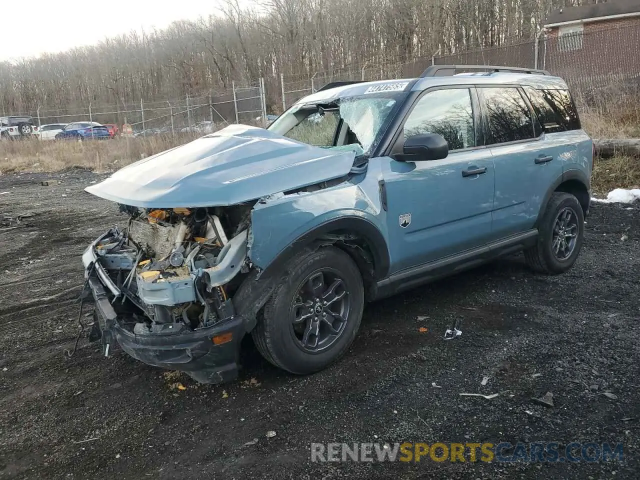 1 Photograph of a damaged car 3FMCR9B61MRB29312 FORD BRONCO 2021