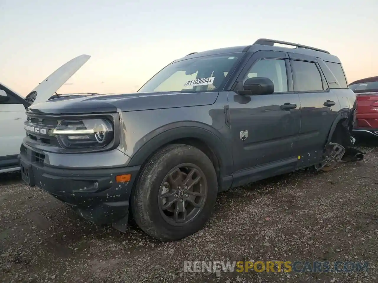 1 Photograph of a damaged car 3FMCR9B61MRB37457 FORD BRONCO 2021