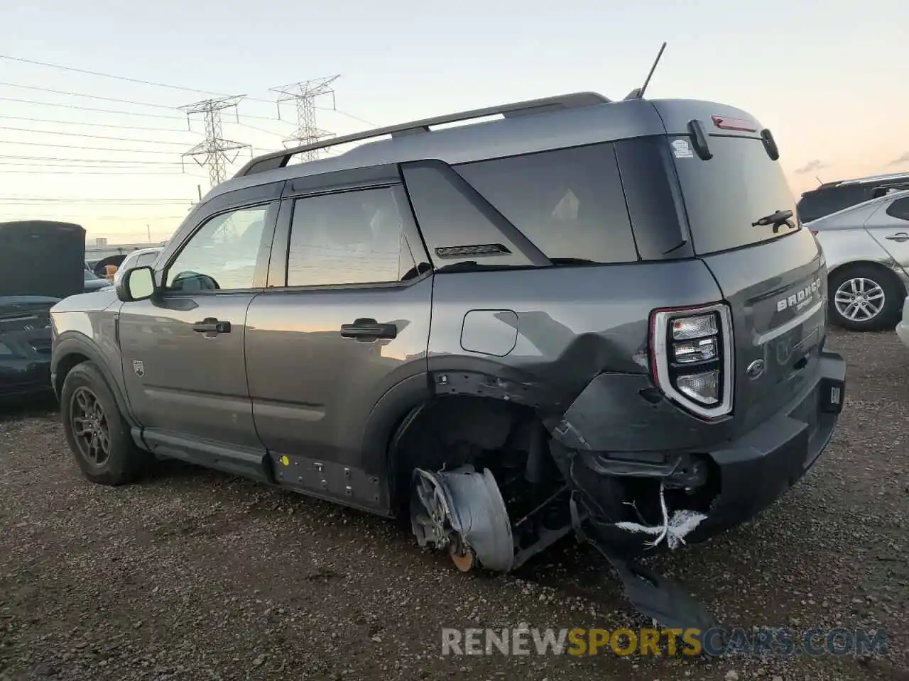 2 Photograph of a damaged car 3FMCR9B61MRB37457 FORD BRONCO 2021