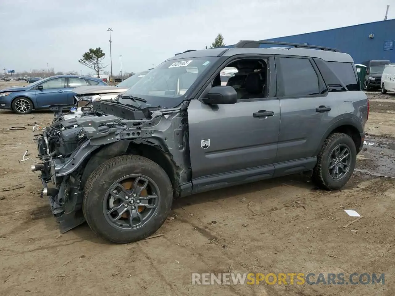 1 Photograph of a damaged car 3FMCR9B62MRA09129 FORD BRONCO 2021
