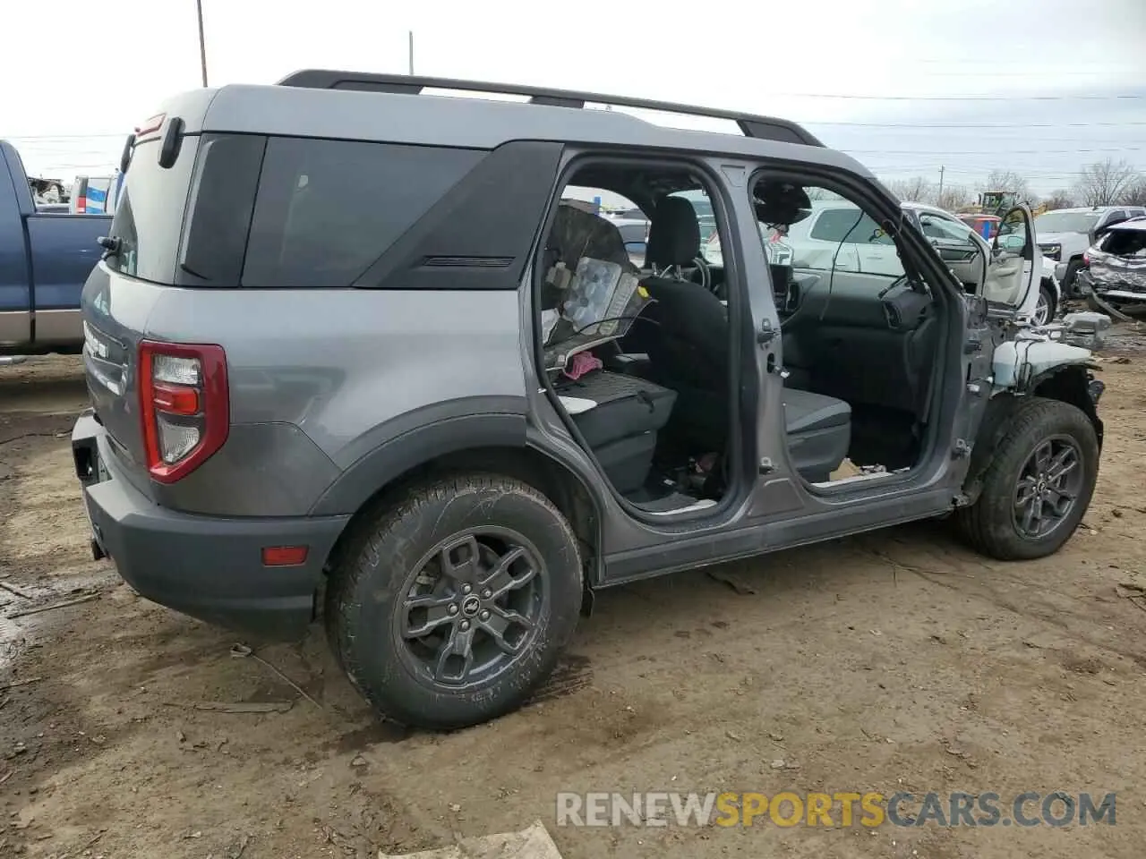 3 Photograph of a damaged car 3FMCR9B62MRA09129 FORD BRONCO 2021