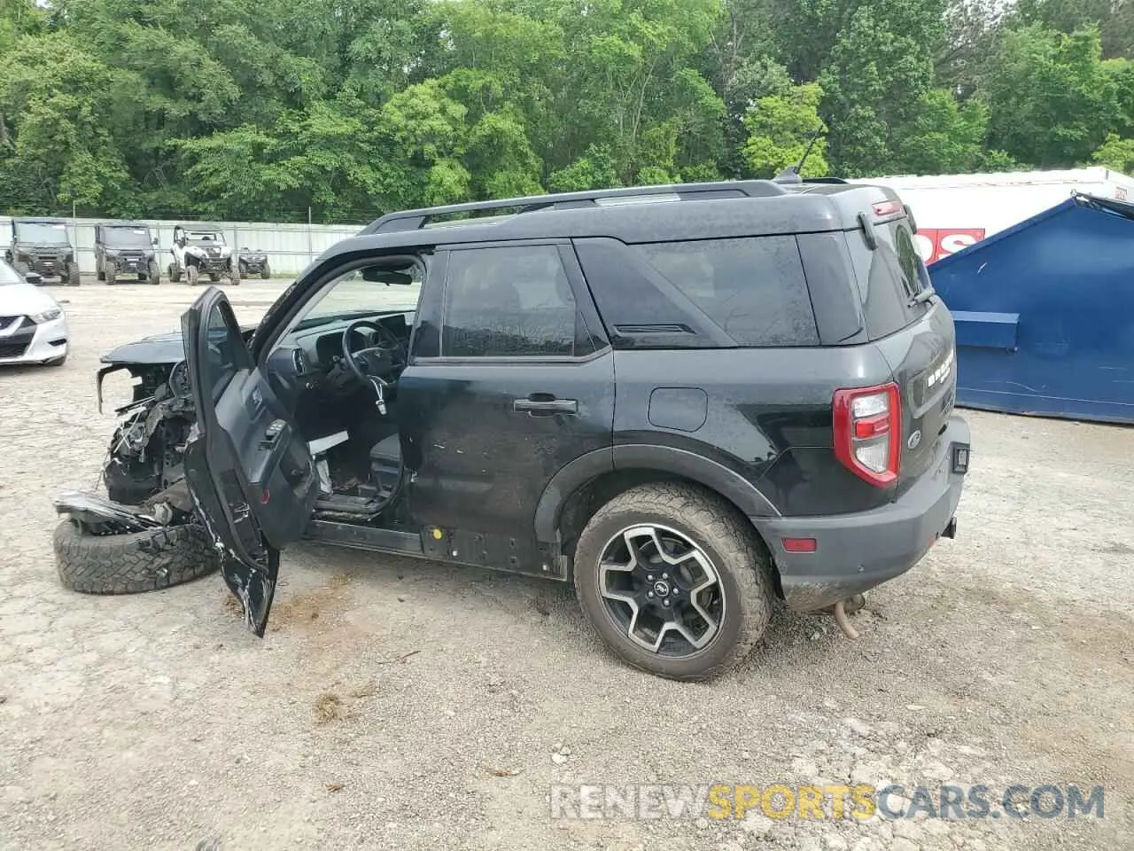 2 Photograph of a damaged car 3FMCR9B62MRA10653 FORD BRONCO 2021