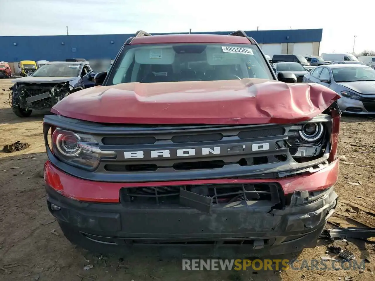 5 Photograph of a damaged car 3FMCR9B63MRB35905 FORD BRONCO 2021