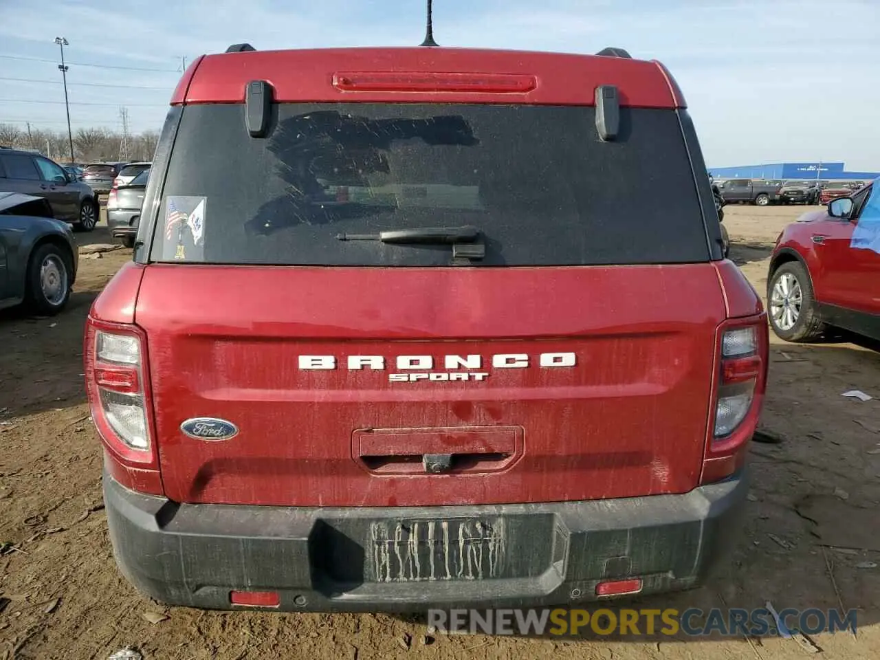 6 Photograph of a damaged car 3FMCR9B63MRB35905 FORD BRONCO 2021