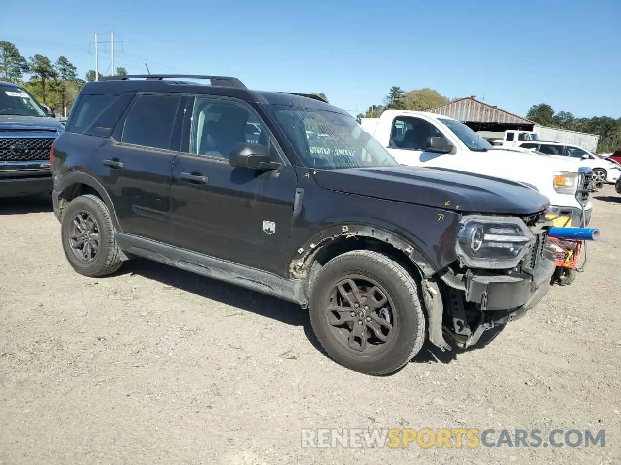 4 Photograph of a damaged car 3FMCR9B64MRA83605 FORD BRONCO 2021