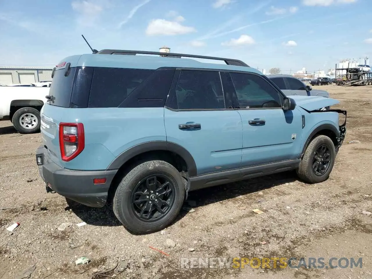 3 Photograph of a damaged car 3FMCR9B65MRA22151 FORD BRONCO 2021