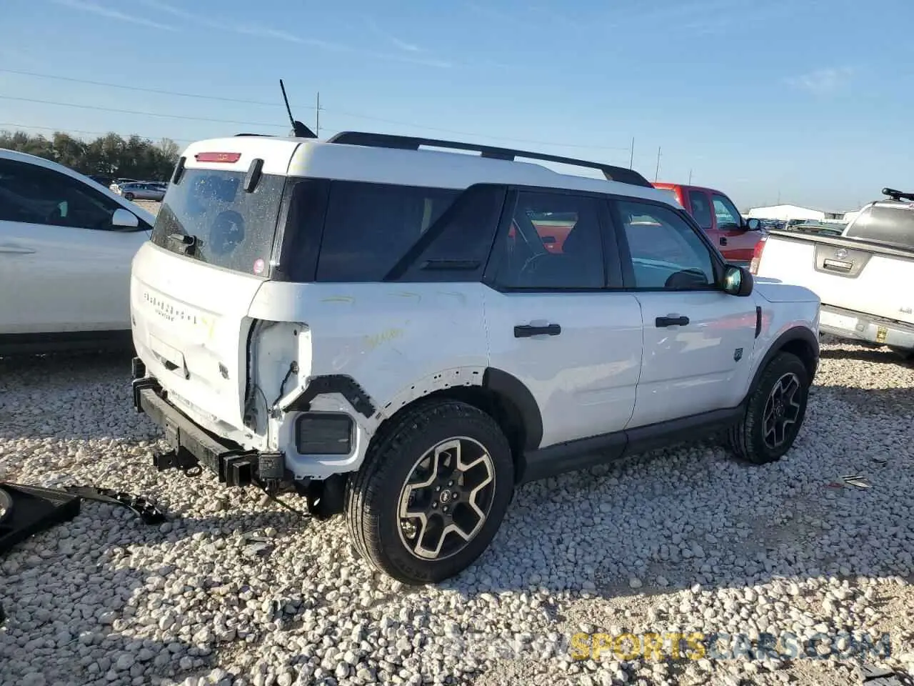 3 Photograph of a damaged car 3FMCR9B65MRA26653 FORD BRONCO 2021