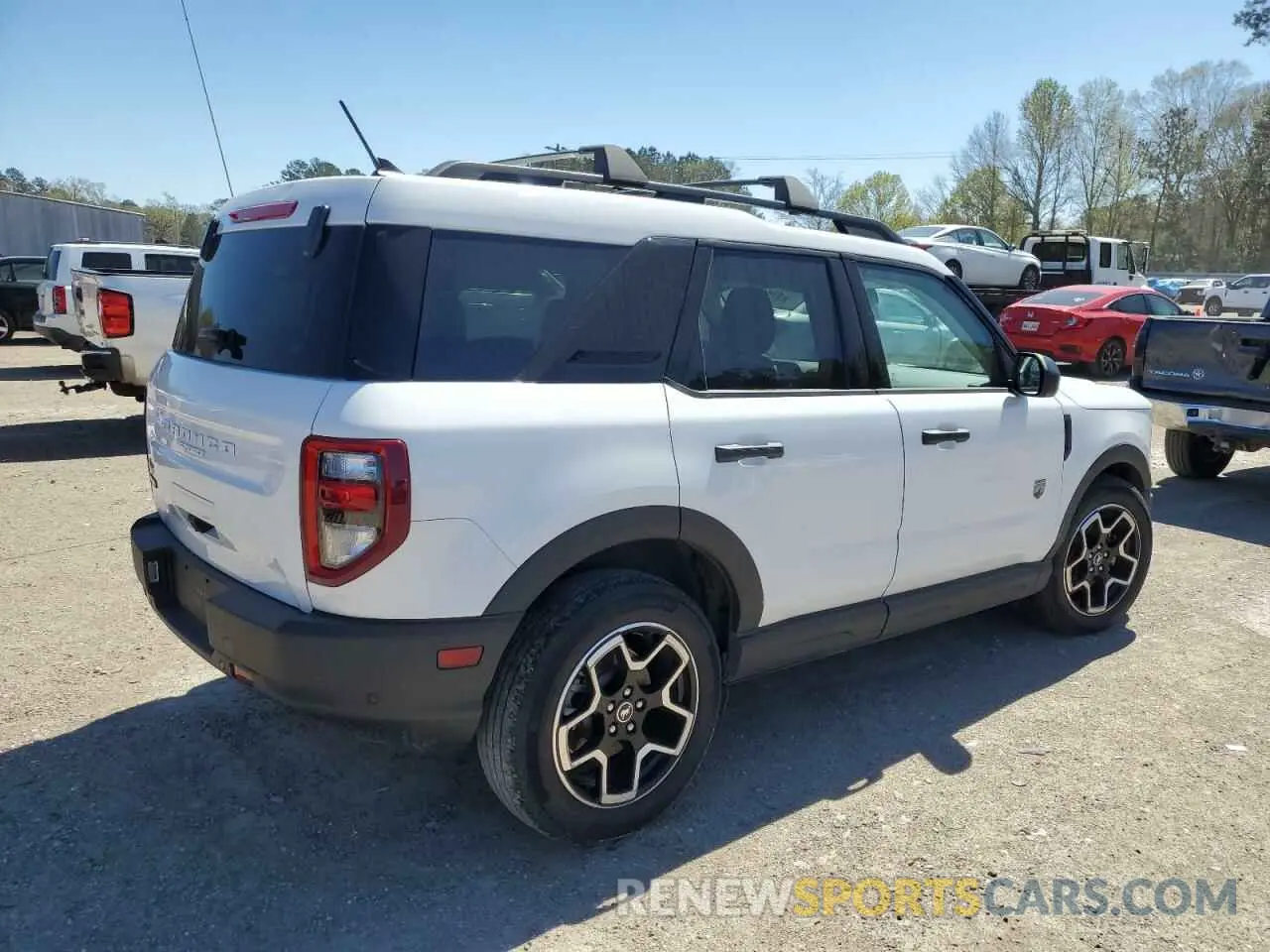 3 Photograph of a damaged car 3FMCR9B65MRA46921 FORD BRONCO 2021