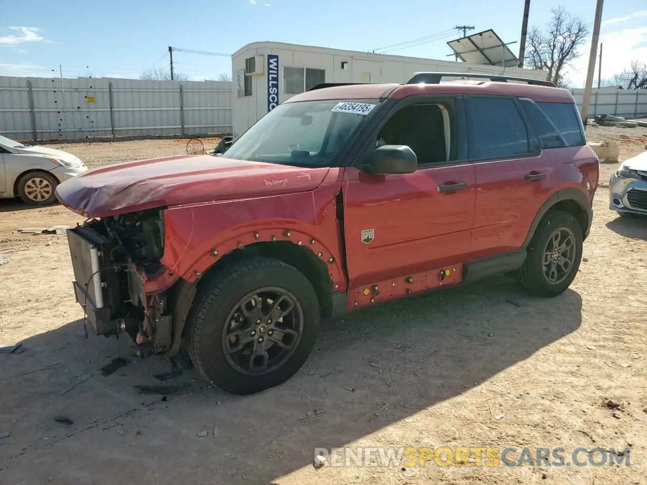 1 Photograph of a damaged car 3FMCR9B66MRA94833 FORD BRONCO 2021