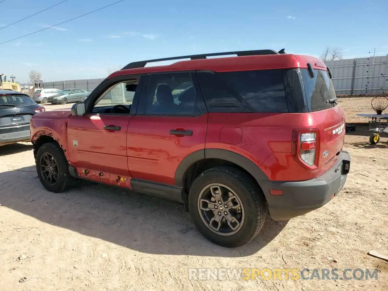 2 Photograph of a damaged car 3FMCR9B66MRA94833 FORD BRONCO 2021