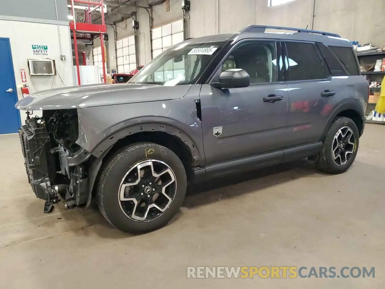 1 Photograph of a damaged car 3FMCR9B67MRA34625 FORD BRONCO 2021