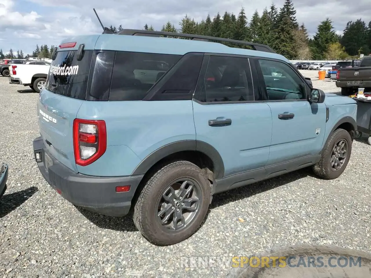 3 Photograph of a damaged car 3FMCR9B67MRA57239 FORD BRONCO 2021