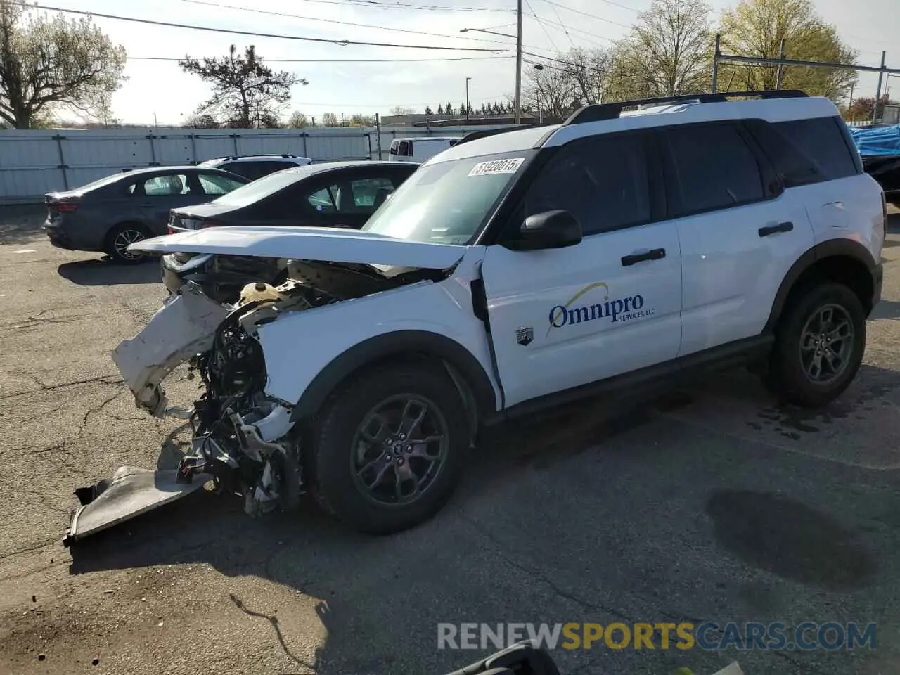 1 Photograph of a damaged car 3FMCR9B67MRA70329 FORD BRONCO 2021