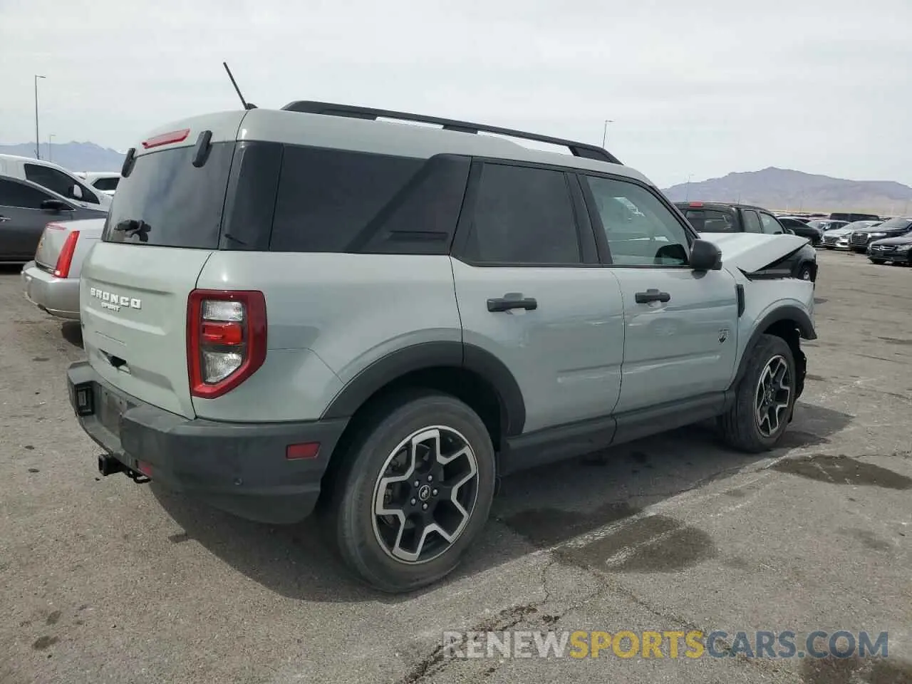 3 Photograph of a damaged car 3FMCR9B68MRA77354 FORD BRONCO 2021